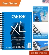 XL Series Mixed Media Art Pad, 7x10 Inches, 60 Heavyweight Textured Sheets