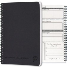 Pursuit Goal Journal Charcoal 6 x 8.5 inch -- 6 Months