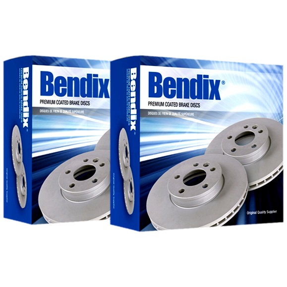 2X Bendix Braking BDS1704 Bremsscheibe 276Mm FüR Dodge Mitsubishi-image