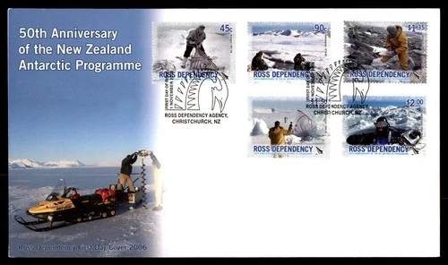 Mayfairstamps Ross Dependency FDC 2006 50th anniversary of the New Zealand Antar