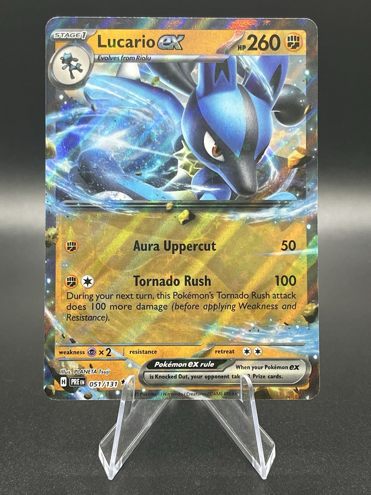 Lucario EX 051/131 - NM SV: Prismatic Evolutions