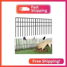 42.5ft L x 13in H Animal Barrier Fence, 30 Panels No Dig Garden Fence for Dog