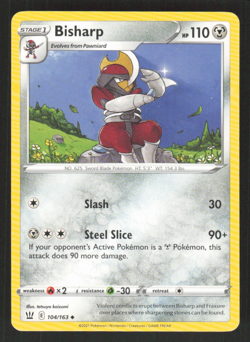 2021 Bisharp Battle Styles 104/163 Pokemon TCG