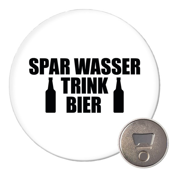 Magnet Spar Wasser Trink Bier FlaschenöFfner Spar Wasser Trink Bier Geschenkidee-image