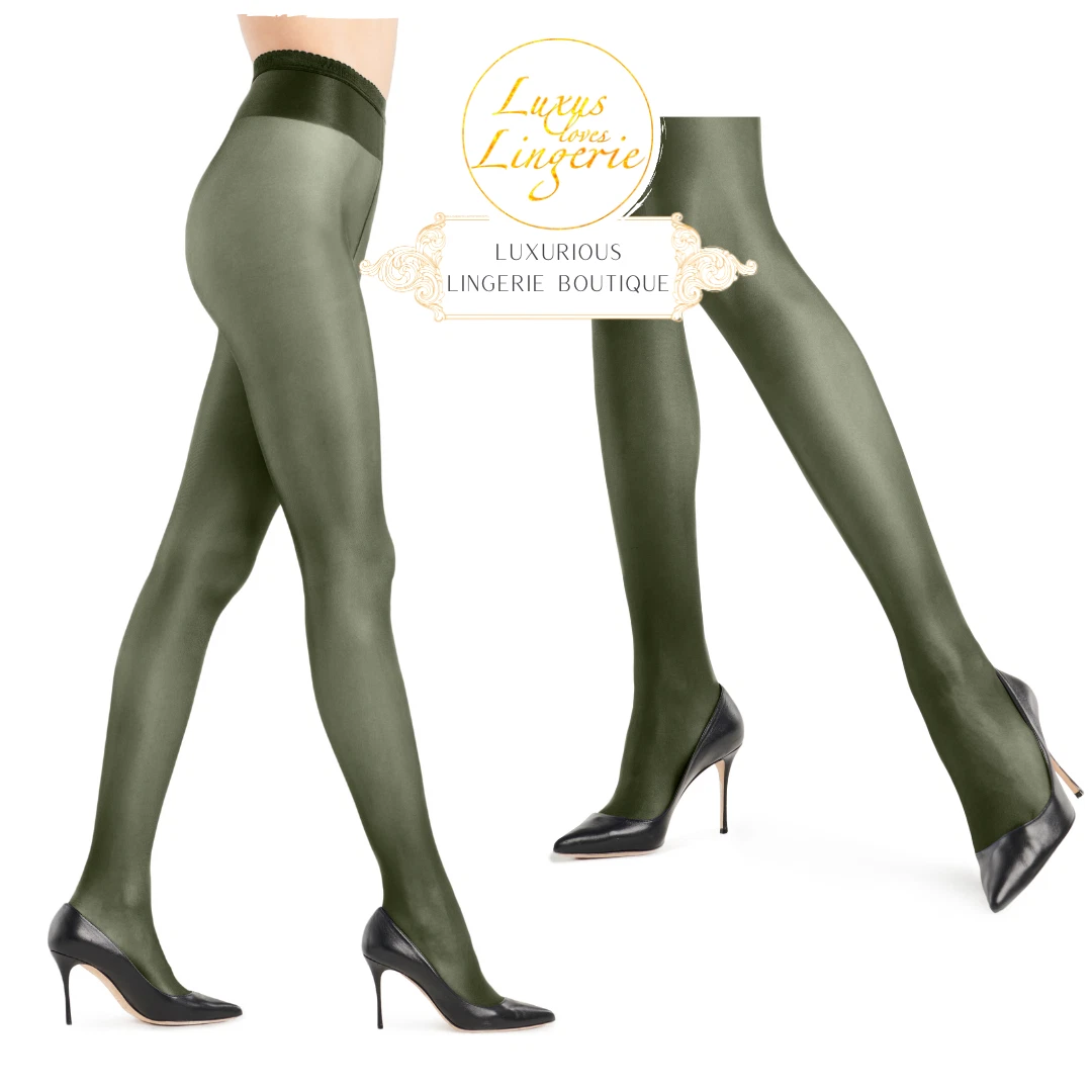 Collant Verde Da Donna – Slim E Opachi, In Nylon E Spandex, Sexy E Comodi, Perfetti Per Tutti I Giorni