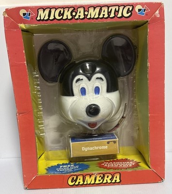 Disney Mickey Mouse Mick-A-Matic Camera/Damaged Box/Read