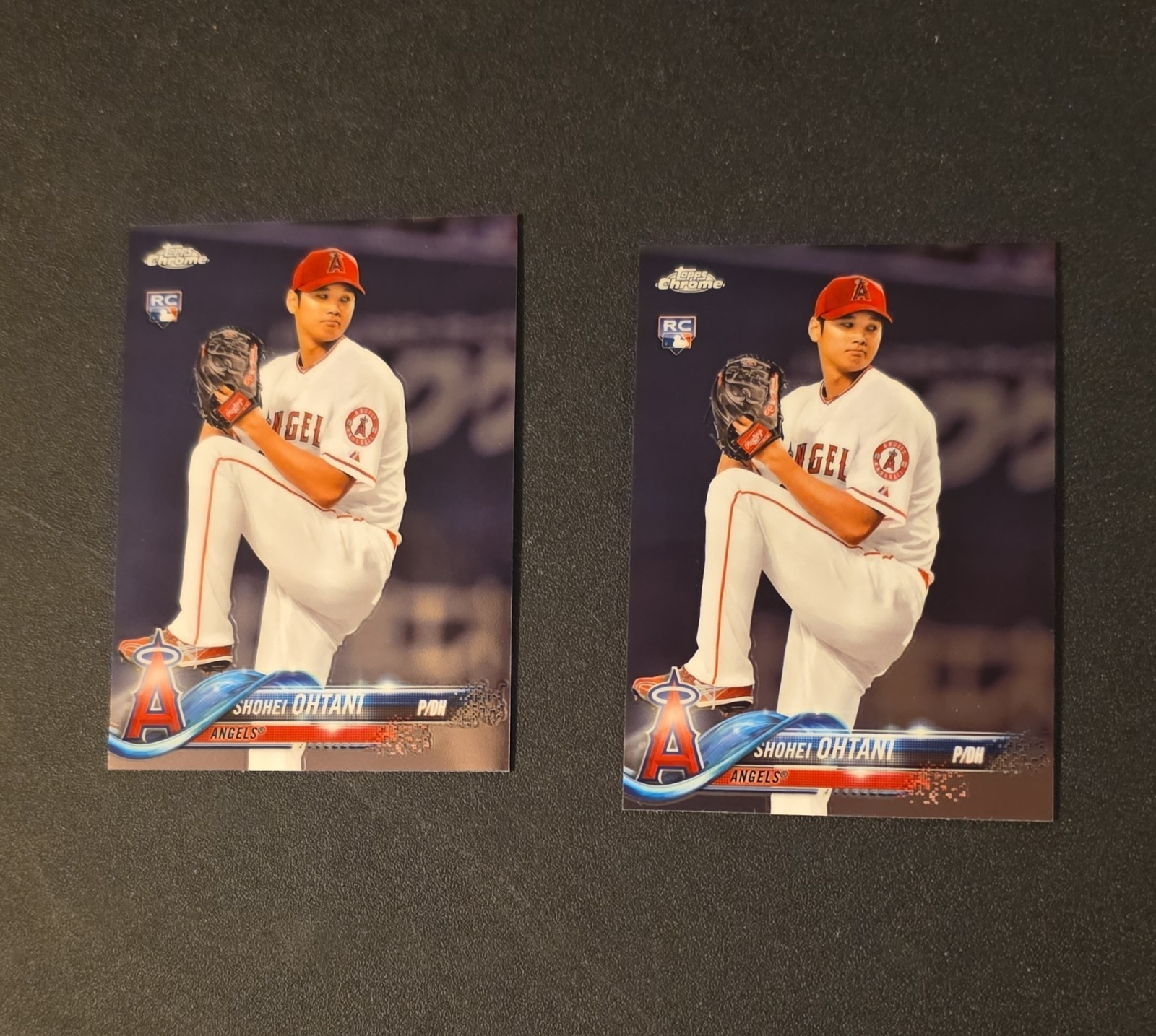 Topps Chrome 2018 Shohei Ohtani Rookie Lot 2 Angels #150 Baseball Trading Cards