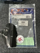 Desantis Mini Scabbard Black Leather RH Holster Sig Sauer P938 P238 “NEW”