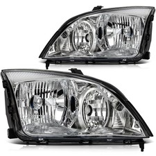 Pair Leftright Side Headlights Assembly For 2005-2007 Ford Focus Fo2502210