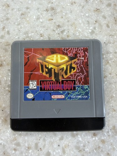3D 3-D TETRIS AUTHENTIC ORIGINAL NINTENDO VIRTUAL BOY RARE NES HQ