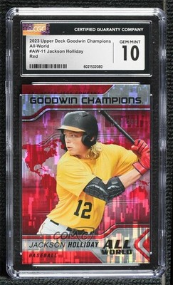 2023 Upper Deck Goodwin Champions All-World Red 294/299 Jackson Holliday 1eu9