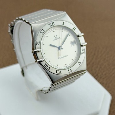Omega Constellation Manhattan - White Dial - 34mm - Ref 396.1070 - Men s Watch