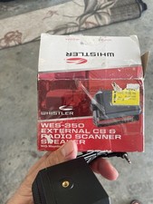 Whistler Wes-350 External Cb Radio Scanner Speaker W Mounting Bracket