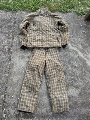 Morrow Snowboards Plaid Snow Jacket and Pants Set Size M