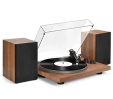 Udreamer Record Player Turntable with Bluetooth, Built-In Preamp - OB