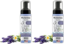 Waterless No Rinse Pet Shampoo Lavender & Chamomile 2-Pack for Dogs & Cats