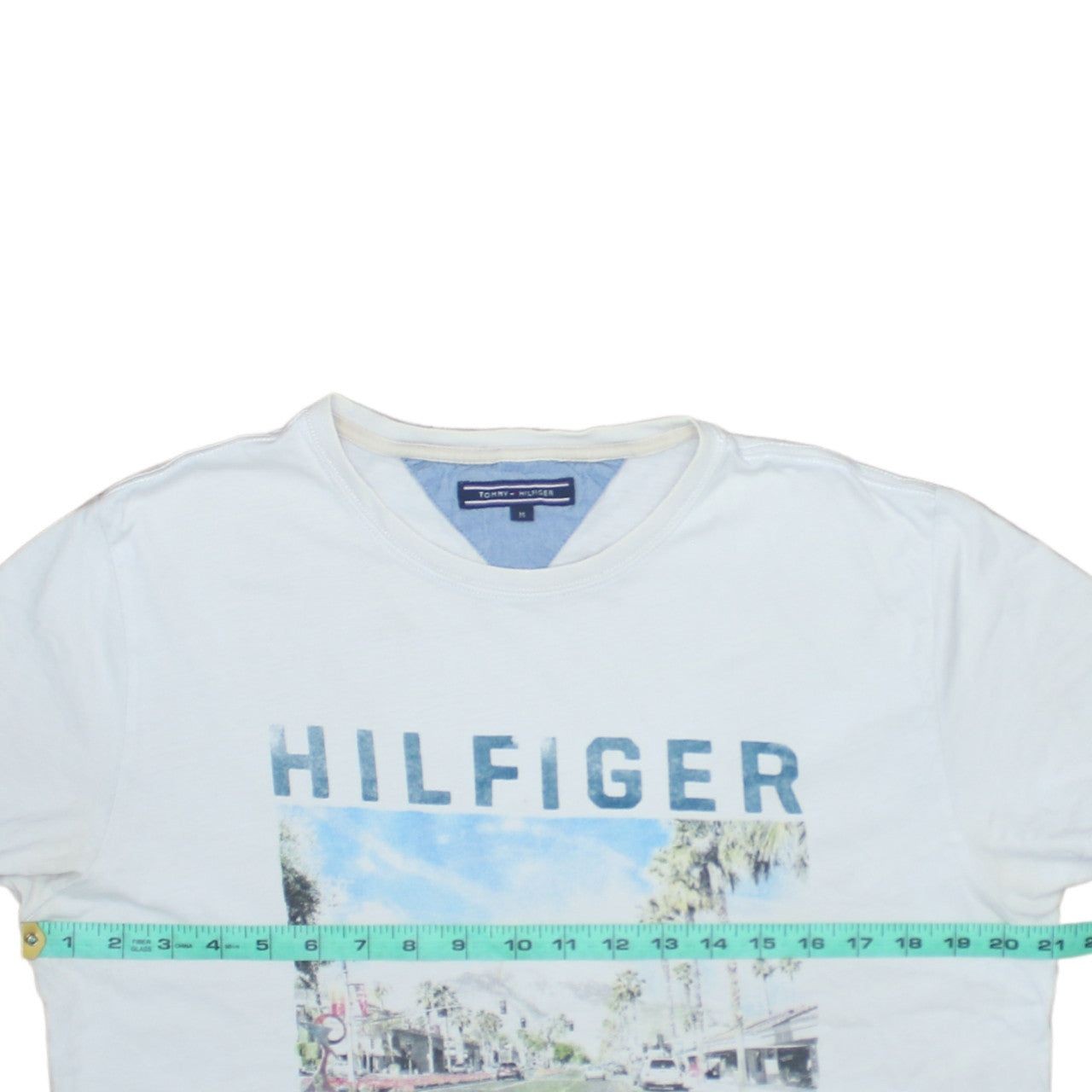 Tommy Hilfiger White T-Shirt Mens M image 5