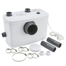 Arebos Trituratore WC Maceratore Pompa Sanitario per Acque Reflue 600W 100L min