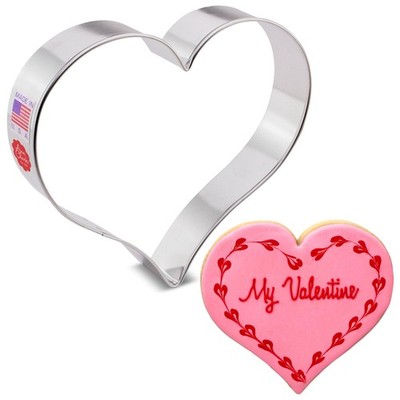 Ann Clark Extra Large Heart Valentine Cookie Cutter, 5  Made in USA