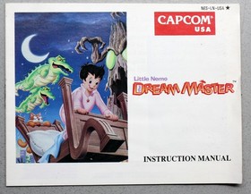 Little Nemo The Dream Master (Nintendo NES, 1990) manuale cartuccia e cover antipolvere