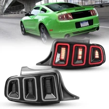 2010-2014 Tail Lights LED Sequential For Ford Mustang Smoke Lens Assembly Lamps