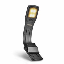 PREMIUM Compact Reading Light WARM LED Flexible Arm USB Adjustable Brightness