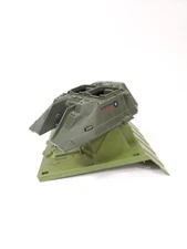2 Vtg GI Joe Rolling Thunder Turret And Base Parts