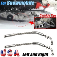 Snowmobile Ice & Snow Scratchers Reverse For Polaris Yamaha Arctic Cat Ski Doo