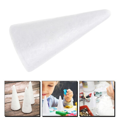 24Pcs Crafts Christmas Decorations Christmas Tree Craft Foam Cones