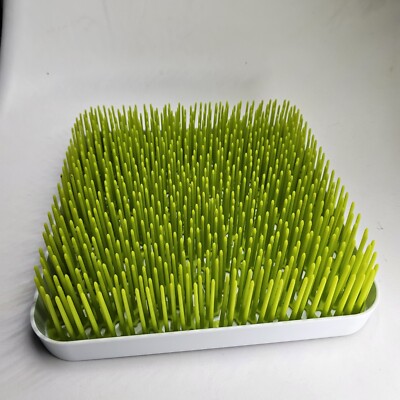 Boon Grass Countertop Drying Rack - Green- Baby Bottles Sippy Cups, Dish Q8a