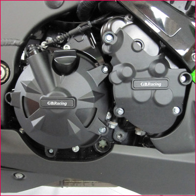 2008 - 2010 ZX10R GB Racing Engine Case Cover Slider Set