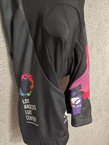 Pantalones Cortos de Ciclismo Voler Para Hombre Talla 2XL LGBT Coloridos Acolchados - Imagen 3 de 4