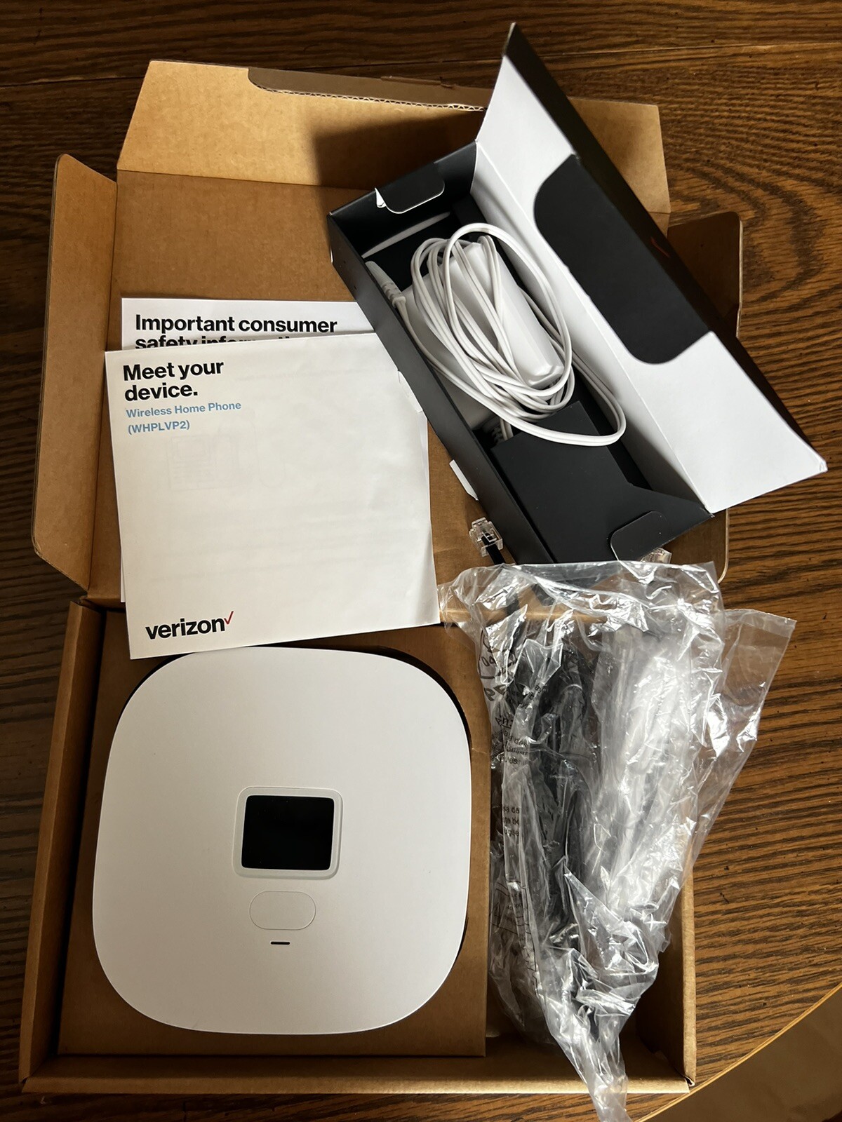 Verizon Model LVP2 Connect Wireless Home Phone Receiver Base With Cord