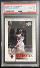 2008-09 Upper Deck Ultimates, Michael Jordan PSA 10, Card #U-16, Pop 6