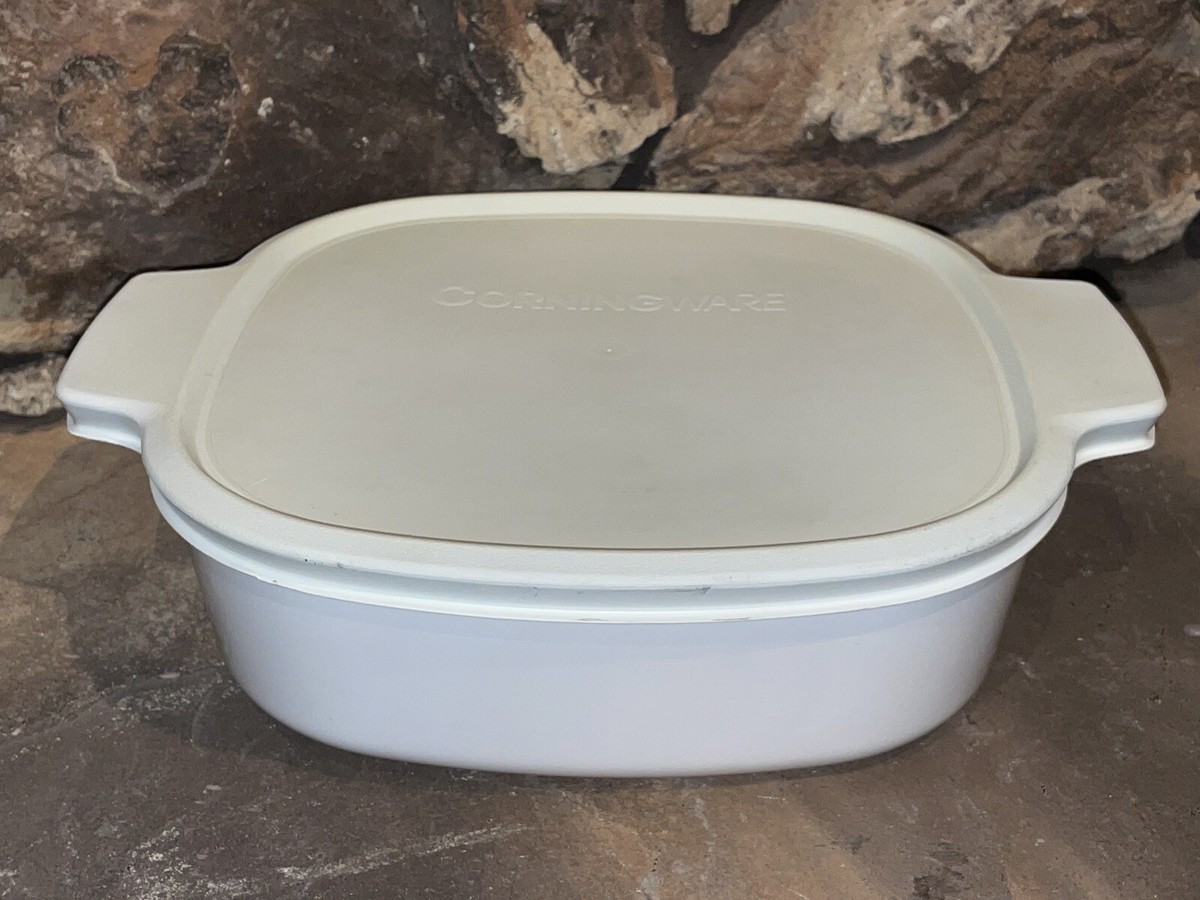 Cookware Corning Plastic Lids Corning Ware A-2-B ALL White 2L