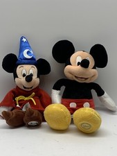 Disney Mickey Mouse Plush Dolls Lot Of 2 Genuine Authentic