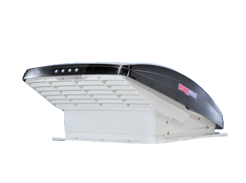 7500K MaxxAir/MaxxFan RV Ventilator Smoke With Thermostat/Rain Shield & Remote - 第 1/1 張圖片