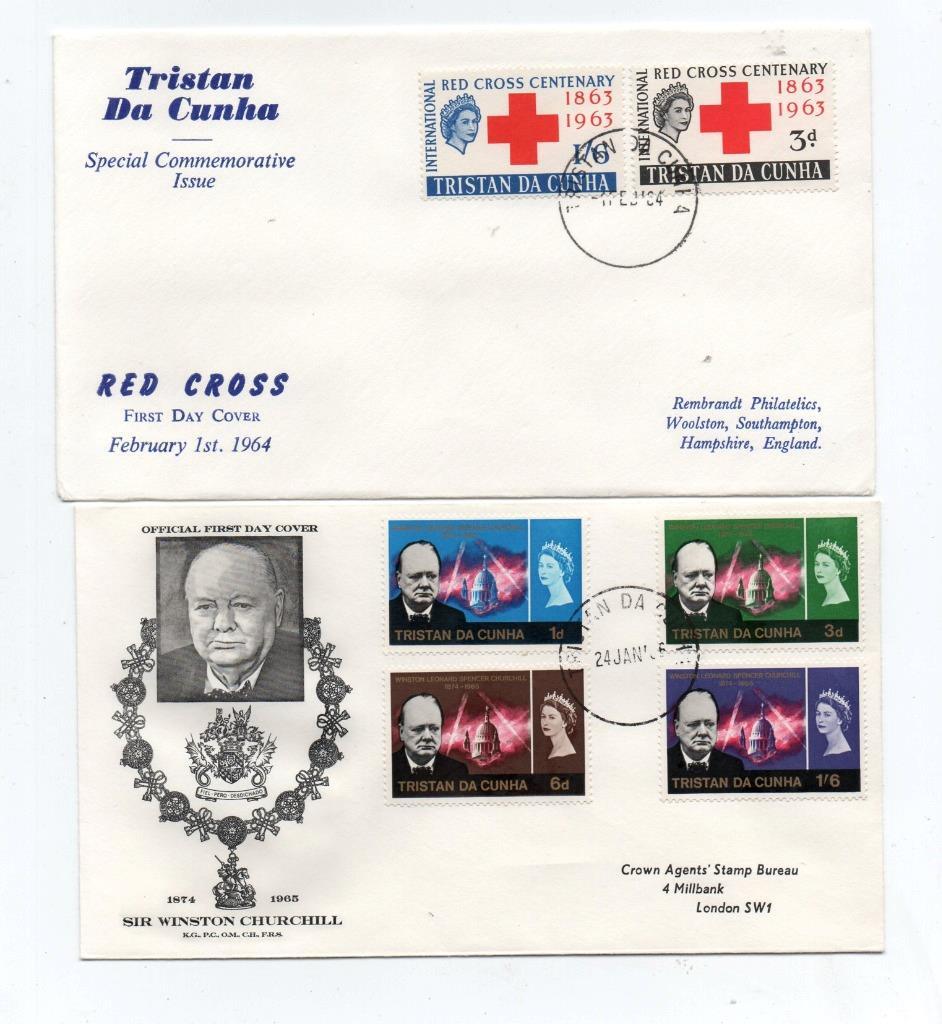 Commonwealth Tristan da Cunha 1960s Stamps UMM/Used +5 FDCs See Scans