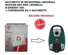 SACCHETT ASPIRAPOLVERE HOOVER ORIGINALI H90 PER MODELLI H-ENERGY 300