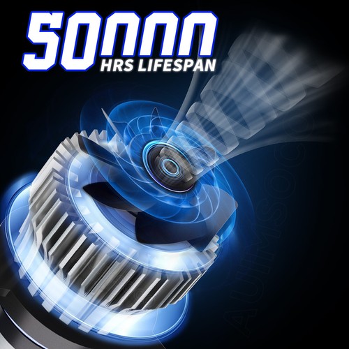 For Ford Escape 2013-2016 6500K Cool White LED Car Light Hi/Lo Fog Bulbs 36000LM - Picture 8 of 12
