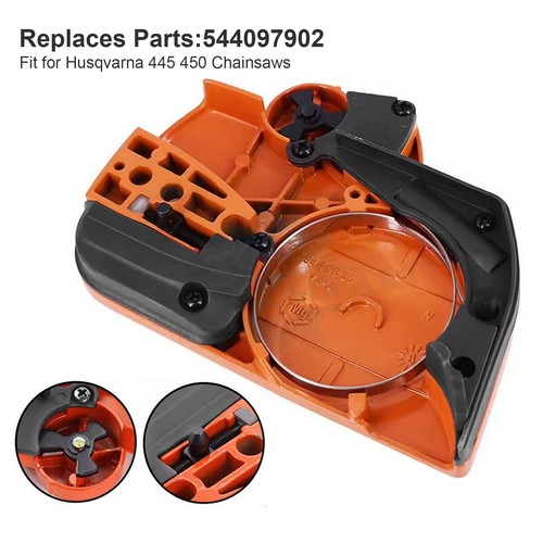 Clutch Cover Chain Brake Part Assy for Husqvarna 445 445E 450 Chainsaw 544097902 - Picture 7 of 14