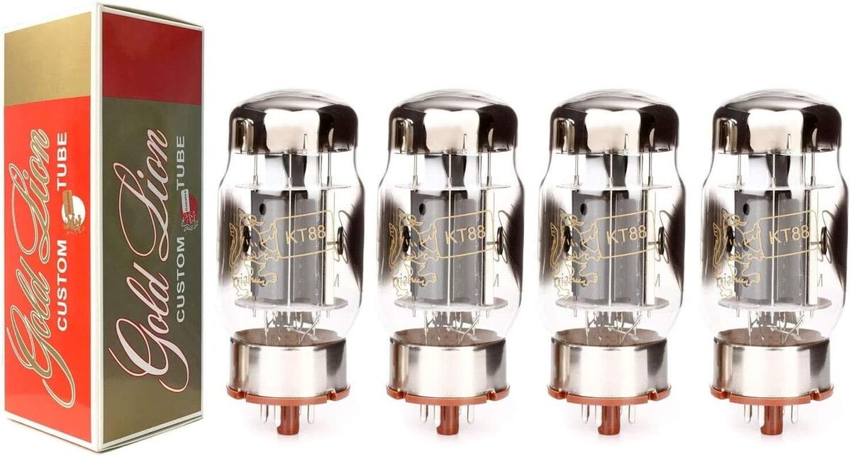 Genalex Gold Lion KT88 Power Vacuum Tube, Matched Quad Pack Genalex Gold Lion KT88 Power Vacuum Tube, Matched Quad Pack