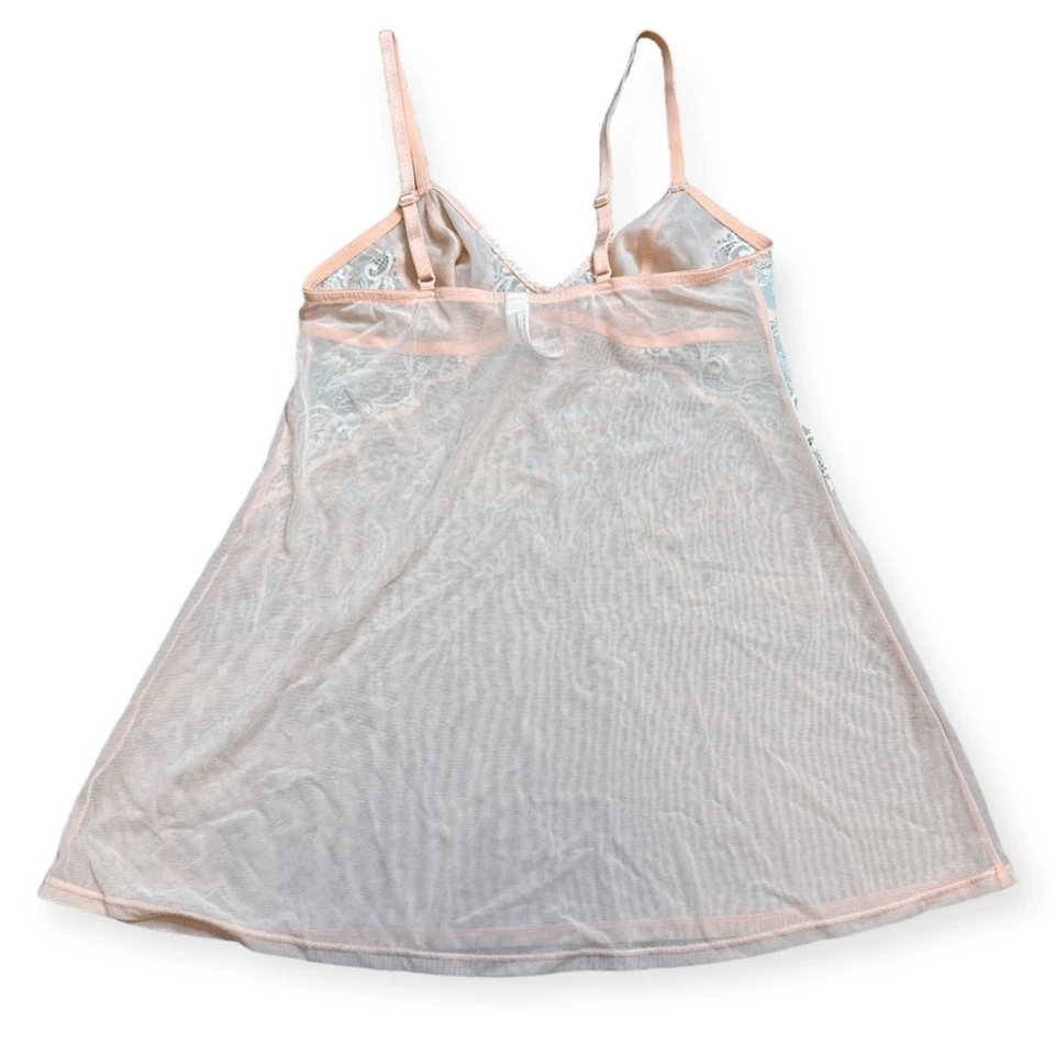 Gilligan & Omalley Intimates женщин персиковая сетка Кокетливое белье маленький новый без ЯРЛЫКОВ - Изображение 2 из 4