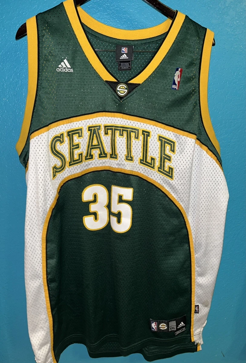 Adidas NBA Seattle Super Sonics Kevin Durant Swingman Jersey Mens Sz XXL 2XL