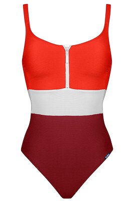 Lidea Contrast Badeanzug Color Blocking Dessin Medium Support wattierte Cups B C