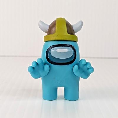 Among Us Blue Viking Helmet Crewmate Blind Box Series 2” Mini