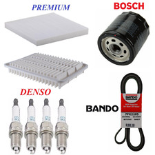 Tune Up Kit Filters Spark Plugs Belt for Toyota Tacoma L4; 2.7L 2005-2016