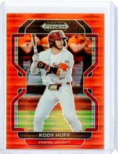 2022 Panini Prizm Draft Picks FOTL Red Pulsar KODY HUFF Stanford RC Rookie 6/9