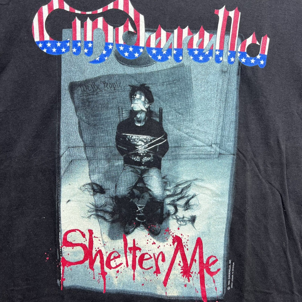 Cinderella 公認ジャパンツアー 1990年 Tシャツ Cinderella 公認ジャパンツアー 1990年 Tシャツ Vintage