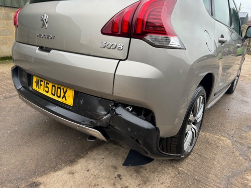 PEUGEOT 3008 HDI ACTIVE 2015 - 15 PLATE - Picture 3 of 10